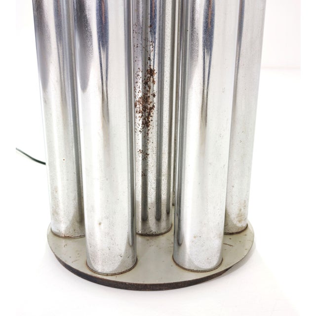Mid-Century Modern Space Age Floor Lamp in Chromed Metal and Murano Glass by Goffredo Reggiani, Italy, 1970s For Sale - Image 15 of 16