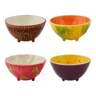 Bordallo Pinheiro Tropical Fruits Assorted Bowls 17 oz., Set of 4 For Sale