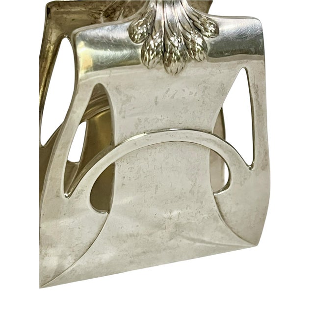 Early 20th Century Early 20th Century French Silver-Plated Asparagus Serving Tongs For Sale - Image 5 of 10