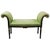 Vintage Regency Style Green Chinoiserie Window Seat Bench For Sale - Image 12 of 12