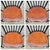 Black 2001 Hitchcock Harvest Stenciled Faux Bamboo Cherry Windsor Dining Chairs, Set of 4 For Sale - Image 8 of 15