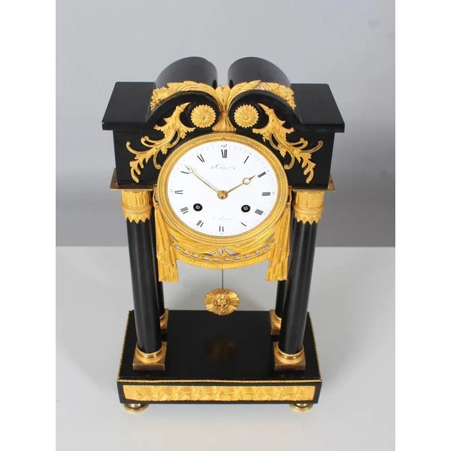 Antique Portal Clock, 1800s For Sale - Image 10 of 13