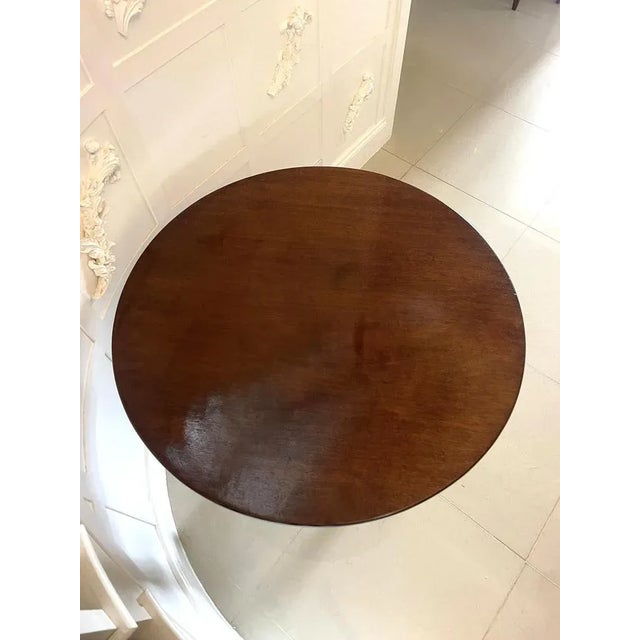 Large George III Mahogany Tripod Table, 1800s For Sale - Image 4 of 10