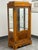 French Louis XVI Style Marquetry Vitrine Display Cabinet, Vintage For Sale - Image 3 of 12