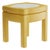 Daffodil Velvet Piero Ottoman by Ceraudo For Sale