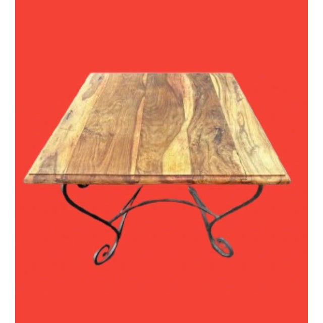 This is a fabulous custom made dining table made in Nice France circa 1990s it was used as a desk. When the client...