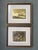Traditional Pair of Framed Lionel Barrymore Gold-Etch Prints “Nantucket” & “Shoreside Farm” For Sale - Image 3 of 12