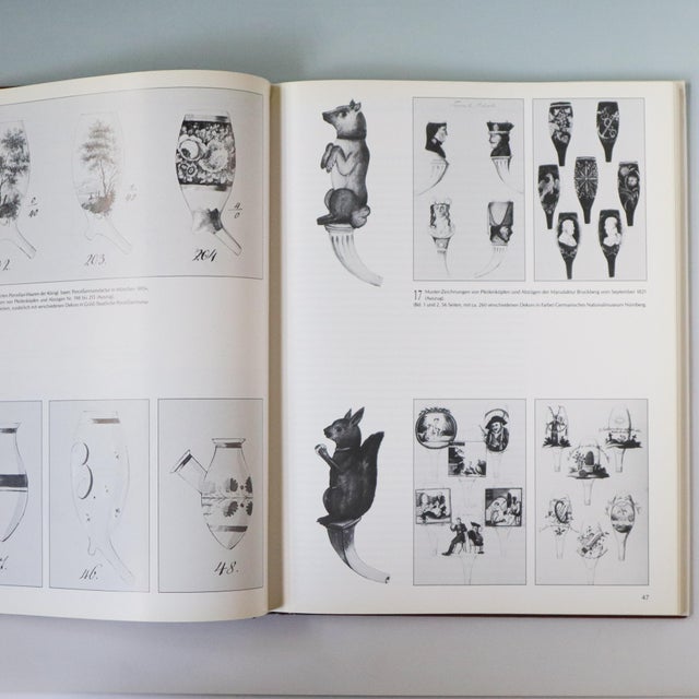 Tabakpfeifen Sammeln: Kunstwerke in Porzellan 1989 German Porcelain Tobacco Pipes Reference Book by Walter Morgenroth For Sale - Image 11 of 12
