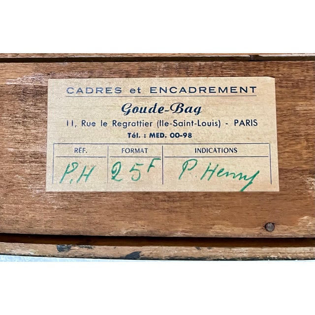 Pierre Henry, Large Surrealist French Expressionist Oil Painting Moody Boys Pierre Henry, c. 20th century For Sale - Image 10 of 14