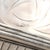 Art Deco Pair of Art Deco Hexagonal Frosted Glass & Nickeled Bronze Chandeliers by Degue For Sale - Image 3 of 18