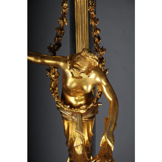 French Sconces in Gilt Bronze, Paris, 20th Century, Set of 2 For Sale - Image 4 of 18