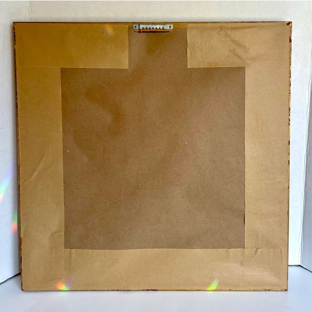 Pair of Framed Antique Kutani Japanese Peacock Plates For Sale - Image 12 of 13