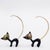 Metal Cat Figurines attribued to Walter Bosse for Hertha Baller Austria, 1950s, Set of 2 For Sale - Image 7 of 12