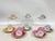 Japanese Rare Complete 1990s Pottery Barn Japanese Iridescent Demitasse Set — 16 Pieces For Sale - Image 3 of 11