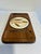 Vintage Goodwood Teak and Ceramic Tile Serving Tray, Wheat Motif, Japan For Sale - Image 9 of 10