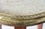 Brown Pair of French Louis XVI Style Bouillotte Marble Top Small Side Tables For Sale - Image 8 of 10