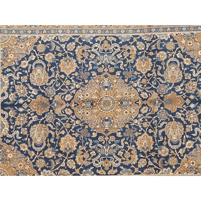 Persian 1950s Vintage Persian Tabriz Rug , 9'7" X 12'3" For Sale - Image 3 of 8