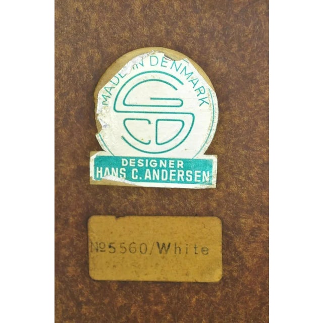 Hans C Andersen Danish Mid Century Modern Teak & Formica Snack Side Table - Pair For Sale - Image 9 of 12