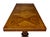 Vintage Scandinavian Carved Walnut Desk, 1920 For Sale - Image 9 of 13