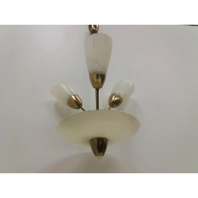 Chandelier by Josef Hurka for Napako, 1960s For Sale - Image 6 of 11