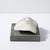 Stone Mid-Century Biomorphic Carved Stone Sculpture on Rectilinear Slate Base For Sale - Image 7 of 12