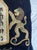 Rare Antique Hand Embroidered Judaica Jewish Memorial Torah Mantel Scroll Cover For Sale - Image 9 of 12