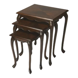 Thatcher Nest Tables, Dark Brown - Set of 3