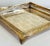 Metal Vintage Mottahedeh Etched Brass Pineapple Motif Tray For Sale - Image 7 of 9