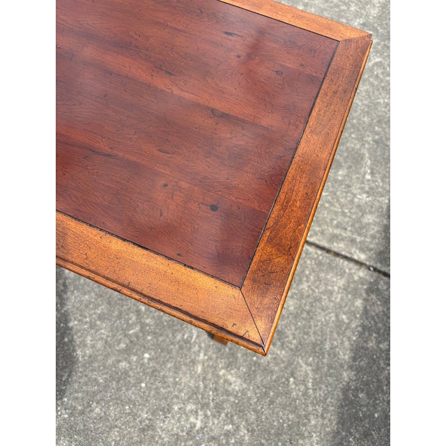 American 1980s Sheraton Revival Style Table For Sale - Image 3 of 5