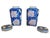 Ceramic Vintage Chinoiserie Blue and Pink Floral Ceramic Jars- A Pair For Sale - Image 7 of 10