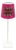 Leopard Seeing Double Hot Pink Poldina Pro Lamp For Sale