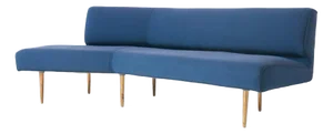 Channel Back Sofa by Edward Wormley