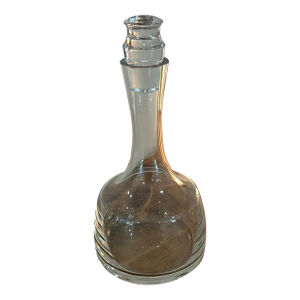 Vintage Rosenthal German Crystal Decanter With Stopper Mid-Century Modern Barware