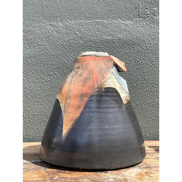 Vintage Abstract Ceramic Vase For Sale - Image 11 of 12