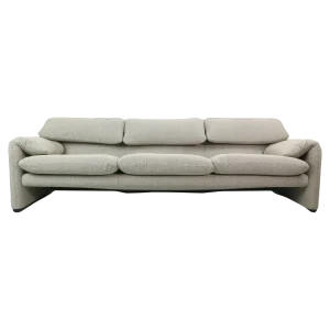 Maralunga 3-Seater Sofa by Vico Magistretti for Cassina, 1970s
