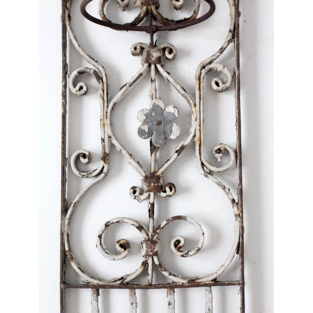 Vintage Spanish Revival Wrought Iron Wall Planter Sconce For Sale - Image 16 of 16