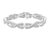 Traditional 4.5 Carat Diamond Bracelet in 18 Karat White Gold, 38 Grams, Estate For Sale - Image 3 of 18