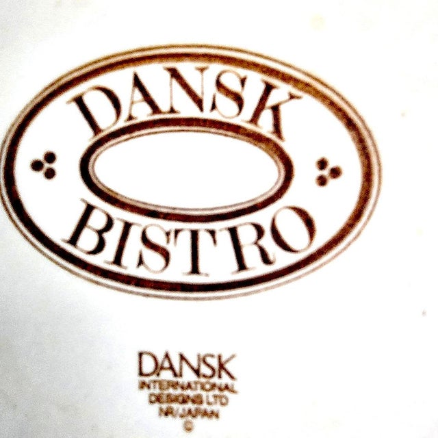 Cream Vintage Dansk Bistro Frederiksborg Salad/Luncheon Plates, 8 Pieces For Sale - Image 8 of 8
