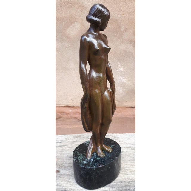 Lucien Alliot, Art Deco Sculpture, 1920s-1940s, Bronze For Sale - Image 6 of 14