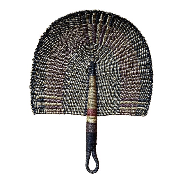 1980s African Hand-Made Fan For Sale