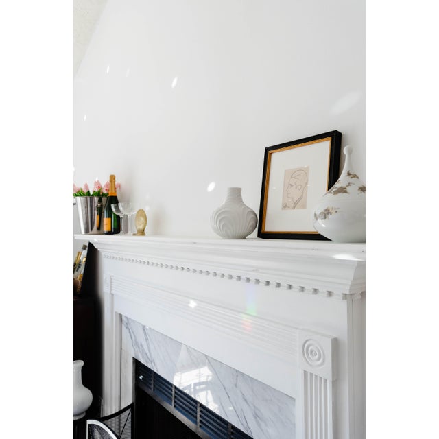 White Mid-Century Modern Matte White Porcelain Vase by Heinrich Germany For Sale - Image 8 of 12