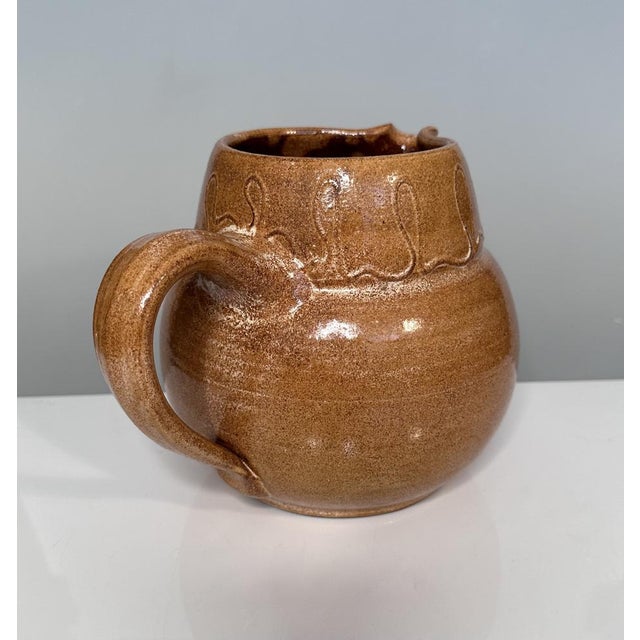 Modernist Studio Ceramic Art Jug Vase from Helma Klett, Germany, 1950s For Sale - Image 9 of 13