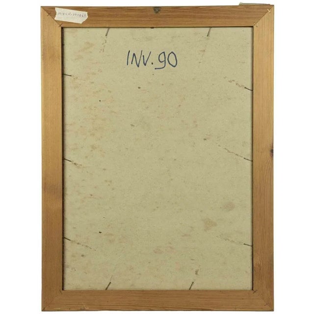 Signal 12 is a contemporary artwork realized by Leo Guida in 1970s. Mixed colored ink and watercolor on paper. Hand...