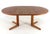 1960s Extendable Round Dining Table from S. Burchardt Nielsen, Denmark For Sale - Image 5 of 8