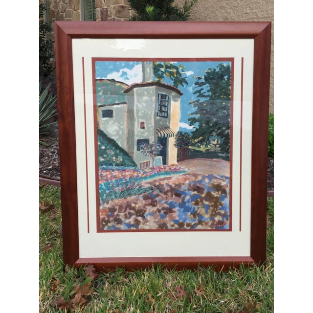 Palos Verdes” Artist: Michelle Duvall, American Artist, 20th Century Signed in lower left corner Title on bottom in...