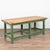 19th Century Hungarian Original Green Painted Pine Work Table For Sale - Image 14 of 14