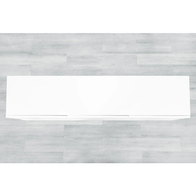 Vintage Lacquered and Brass Modernist Dresser, 1980s For Sale - Image 10 of 11