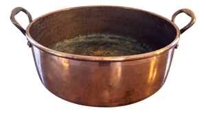 Large Antique George III Copper Pan, 1800
