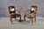 French Linke Style Louis XV Style Arm Chairs-Pair For Sale - Image 3 of 9
