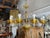 Metal 1970s Mid Century Modern Italian Glass Chandelier For Sale - Image 7 of 9